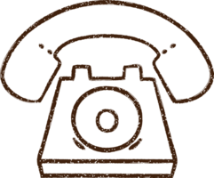 Telephone Charcoal Drawing png