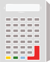 flat color style cartoon calculator png