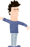 cartoon stressed man png