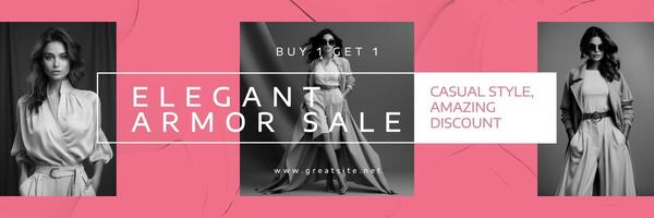 Fashion Sale Promotion Twitter Banner template