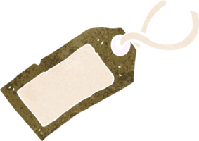 tecknad bagagebricka png