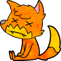 cartoon dead fox png