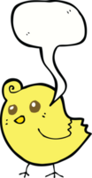 cartoon bird with speech bubble png