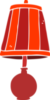 cartone animato scarabocchio tavolo lampada png