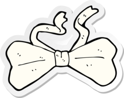 sticker of a cartoon bow tie png