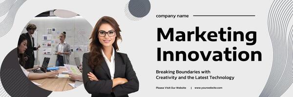 Marketing Innovation Twitter Header template