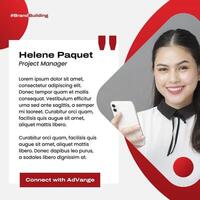 Business Review LinkedIn Post template