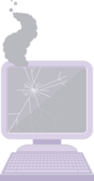 broken computer graphic icon png