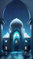 AI generated Ramadan Background Looped Animation video