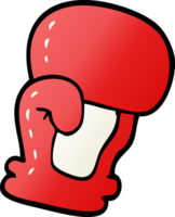 cartoon doodle boxing glove png