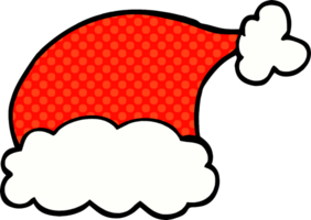 cartone animato scarabocchio Santa cappello png