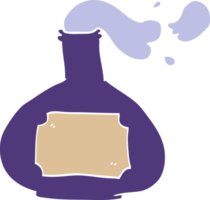 dessin animé doodle fumer potion png