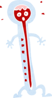 cartoon hot thermometer png