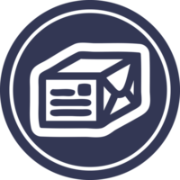 wrapped parcel circular icon png