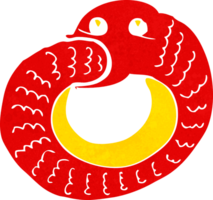 cartoon snake eating own tail png