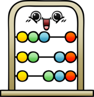 gradient shaded cartoon abacus png