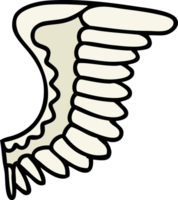 traditional tattoo of a wing png