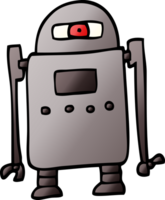 cartoon doodle robot png