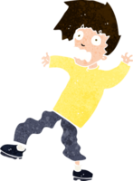 cartoon terrified man png