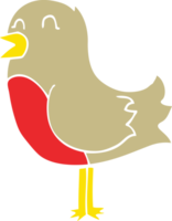 flat color style cartoon bird png