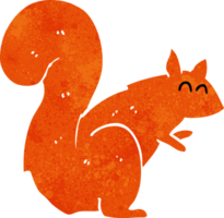 cartoon red squirrel png