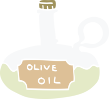 dessin animé doodle huile d'olive png