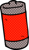 bateria de desenho animado png