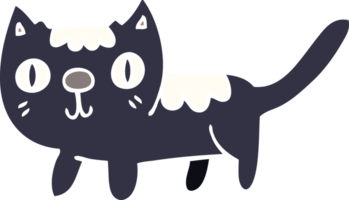 rabisco de desenho animado gatinho png