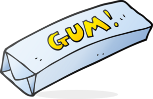 cartoon chewing gum png