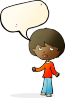 cartoon woman thinking with speech bubble png