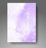 Cards with watercolor background. Design for your cover, date, postcard, banner, logo. vector