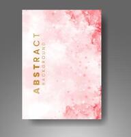 Cards with watercolor background. Design for your cover, date, postcard, banner, logo. vector