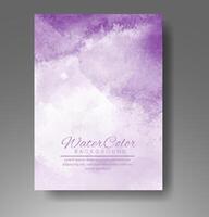 Cards with watercolor background. Design for your cover, date, postcard, banner, logo. vector