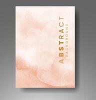 Cards with watercolor background. Design for your cover, date, postcard, banner, logo. vector