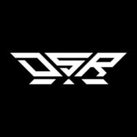 DSR letter logo vector design, DSR simple and modern logo. DSR luxurious alphabet design