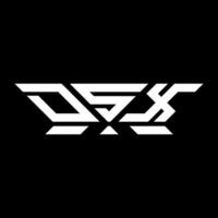 dsx letra logo vector diseño, dsx sencillo y moderno logo. dsx lujoso alfabeto diseño