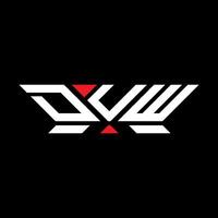 DUW letter logo vector design, DUW simple and modern logo. DUW luxurious alphabet design