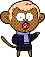 macaco chocado dos desenhos animados png