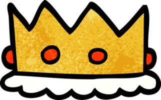 cartoon doodle royal crown png