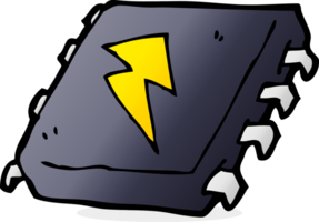 cartoon computer chip png