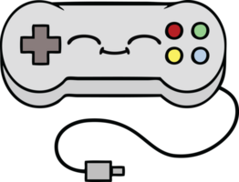 mignonne dessin animé de une Jeu manette png