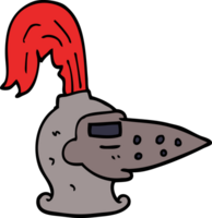 Cartoon-Doodle-Ritterhelm png