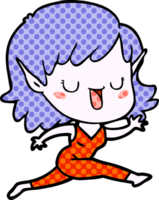 niña elfa de dibujos animados png