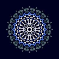 Mandala pattern art background free vector