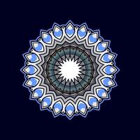 Mandala pattern art background free vector
