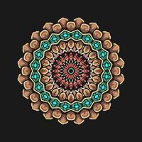 Mandala pattern art background free vector