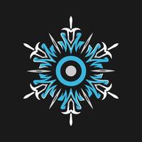 Mandala pattern art background free vector
