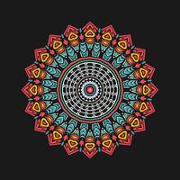 Mandala pattern art background free vector