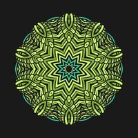 Mandala pattern art background free vector