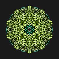 Mandala pattern art background free vector